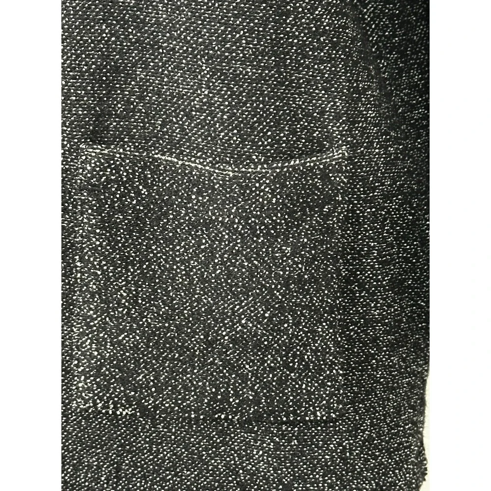 Eileen Fisher Black Speckled Tunic 2 Pockets ‎ Longsleeve Tunic Top SP